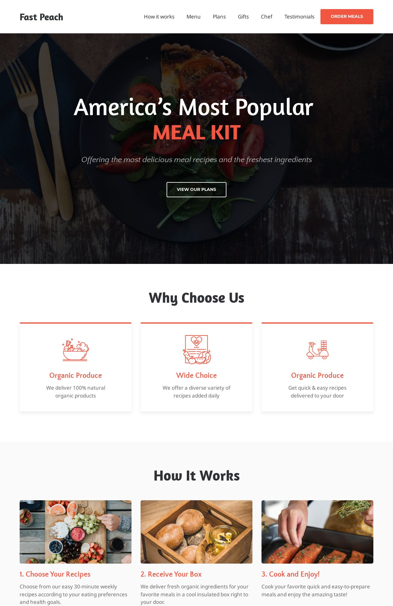 Meal Kit Delivery template