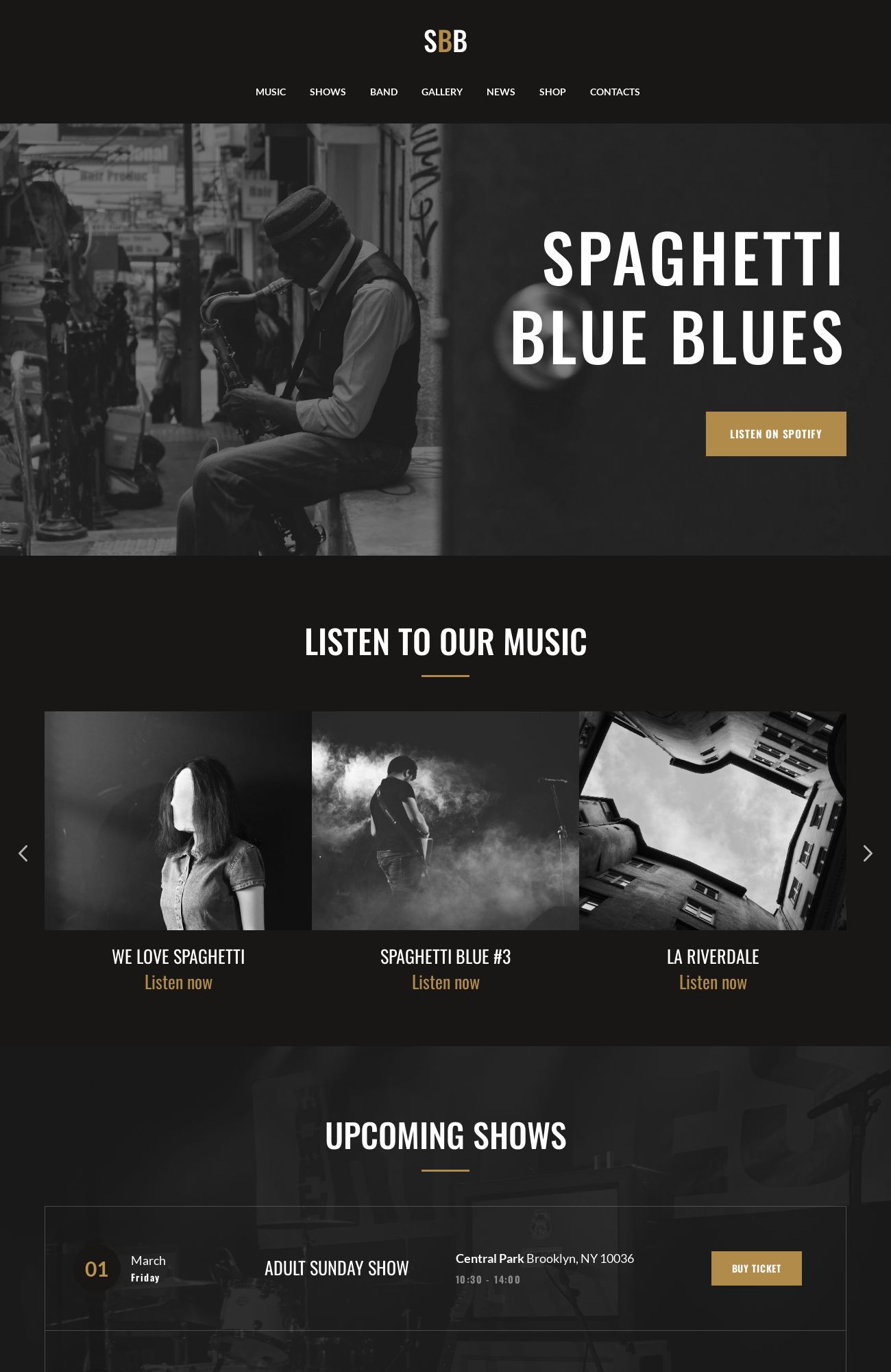 Music Band template