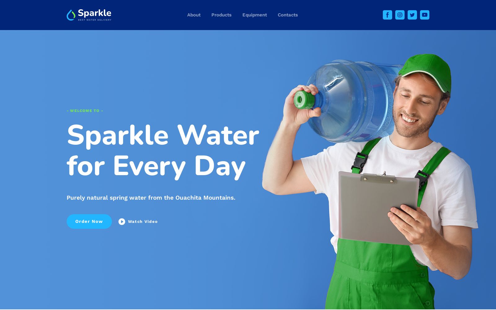 Entrega de agua