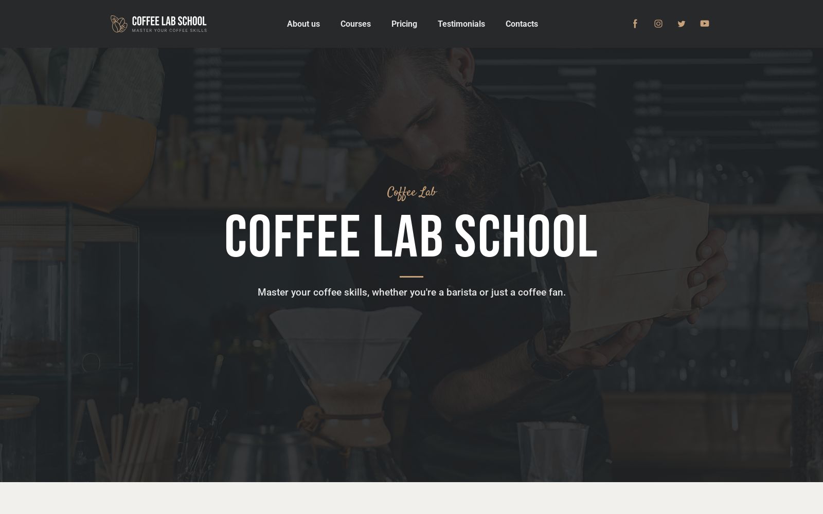 Barista school