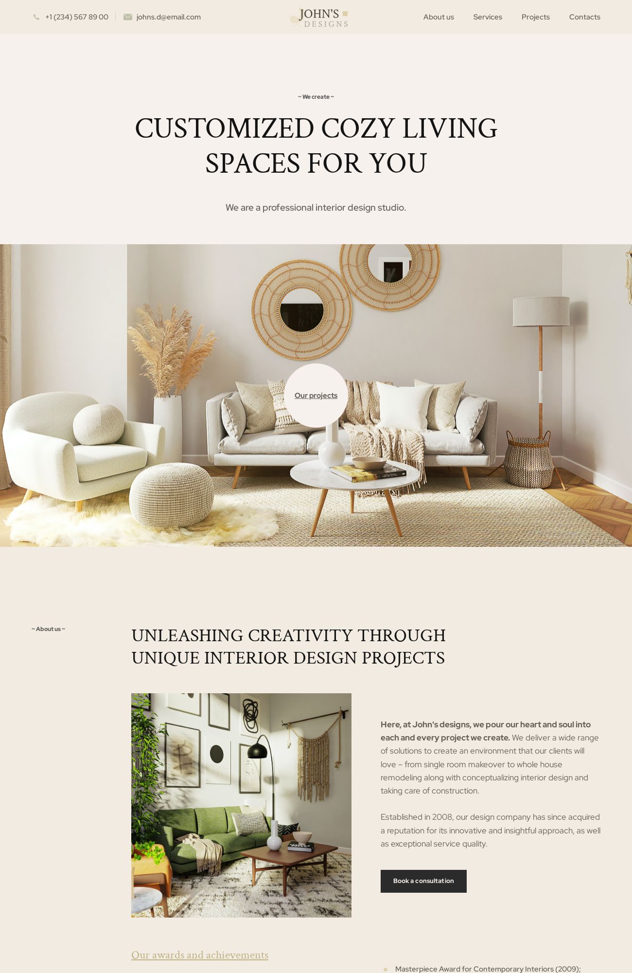 Interior Design template