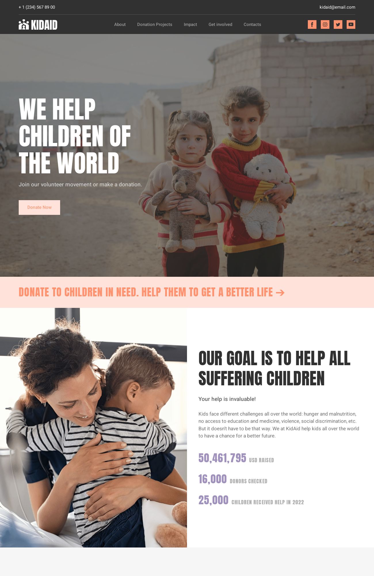 Charity / Non-Profit Organization template