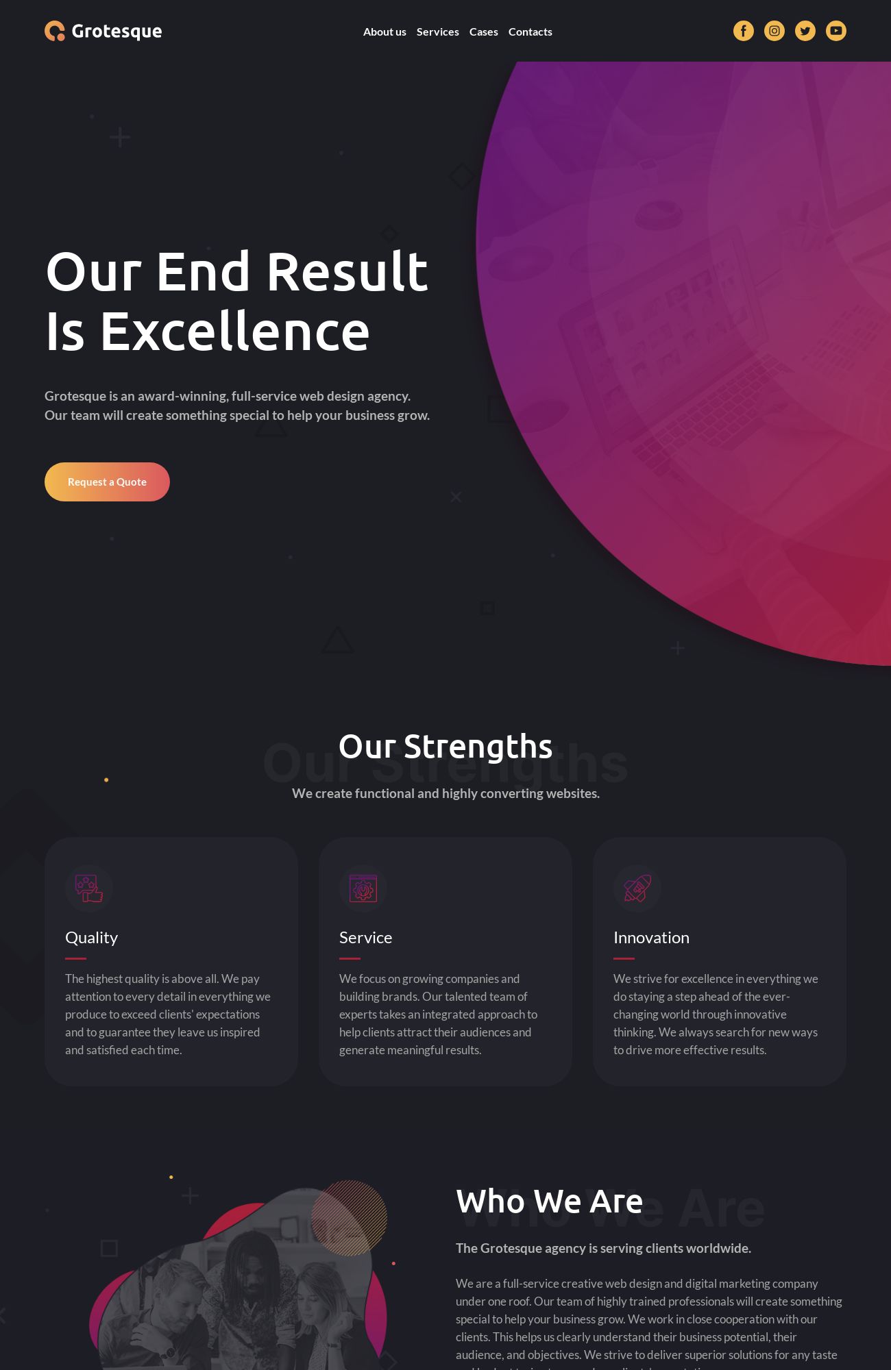 Web-design Agency template