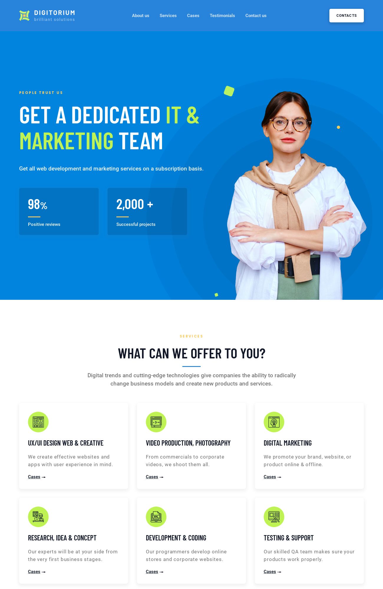 IT Business Solutions template