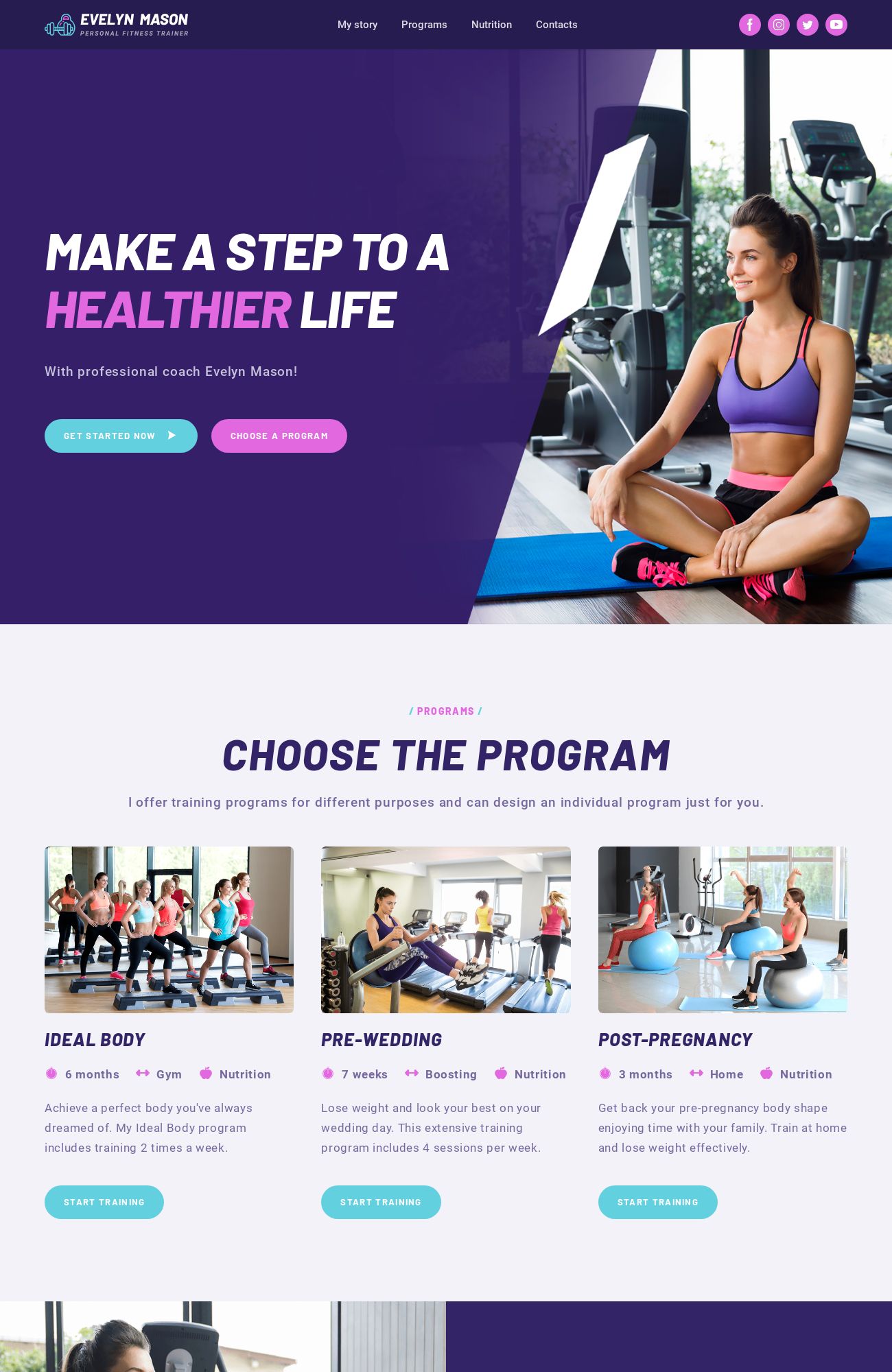 Personal fitness trainer