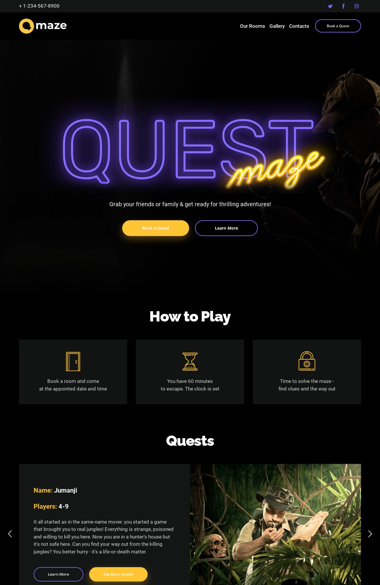 Quest Room template