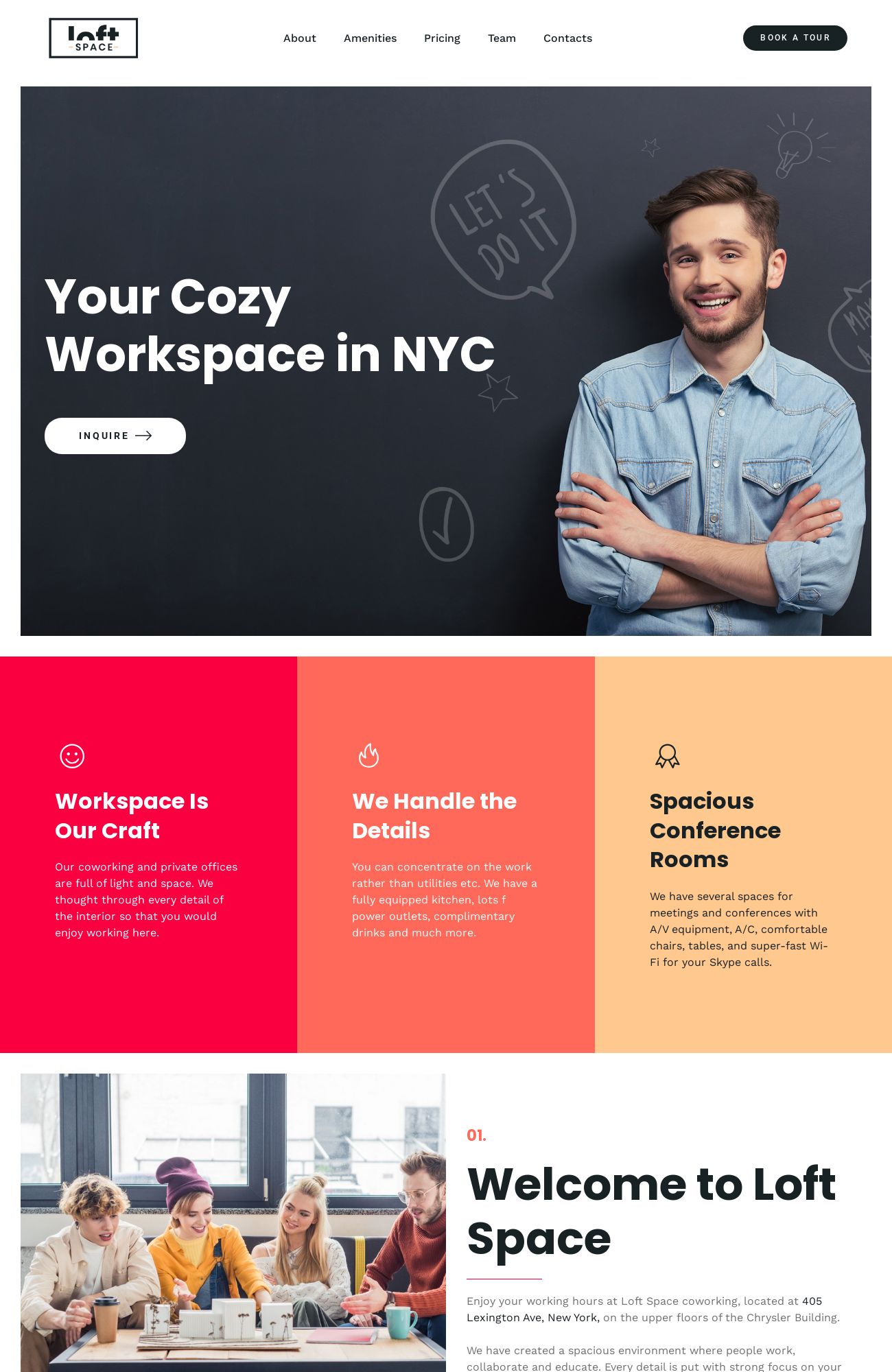 Coworking Center template