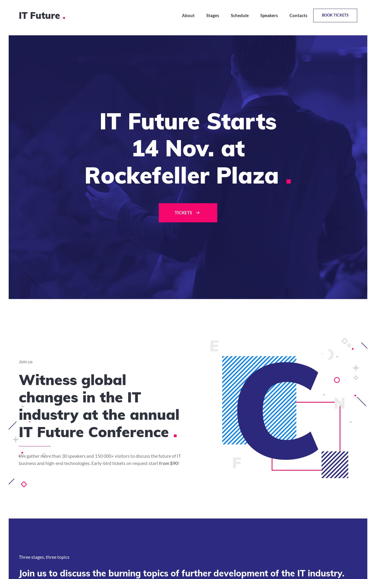 IT Conference template