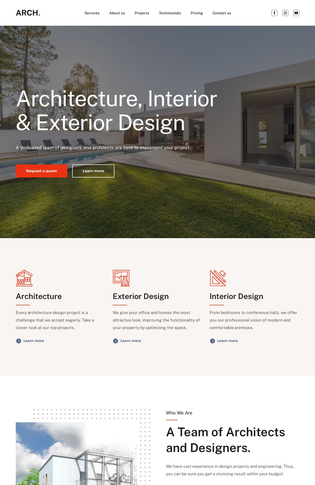 Architect bureau template