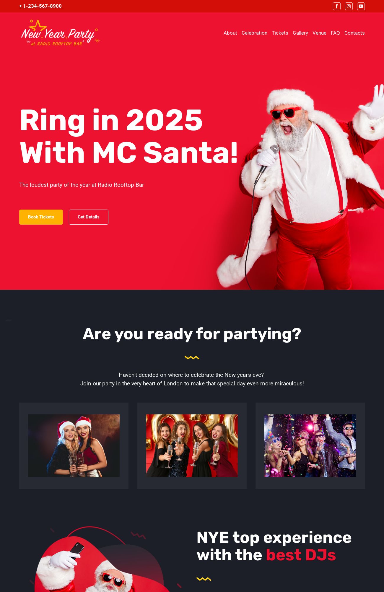 New Year Party template