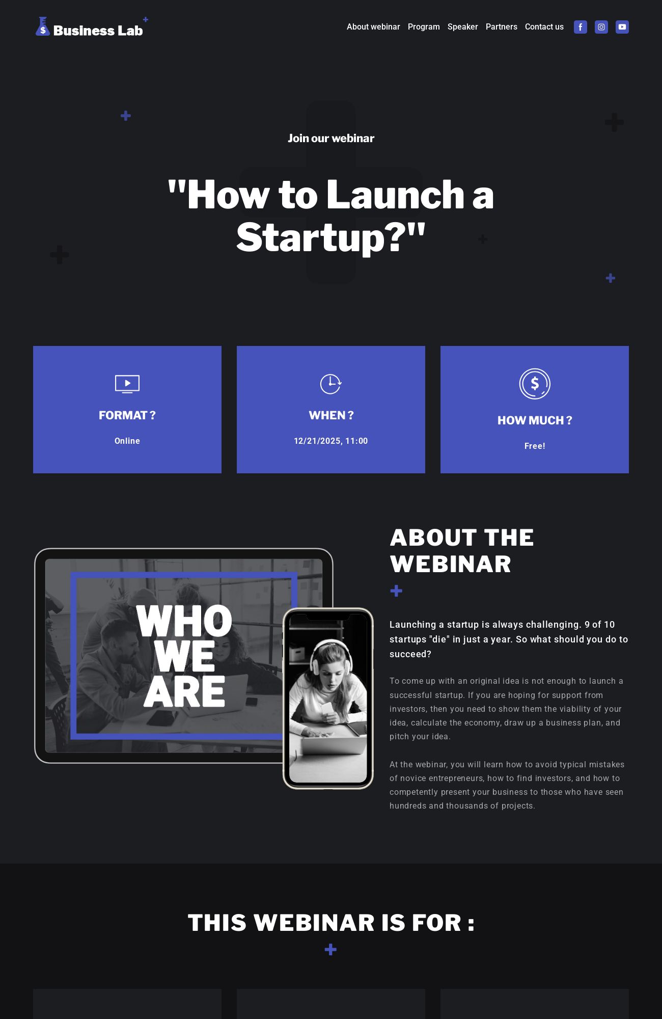 Webinar template