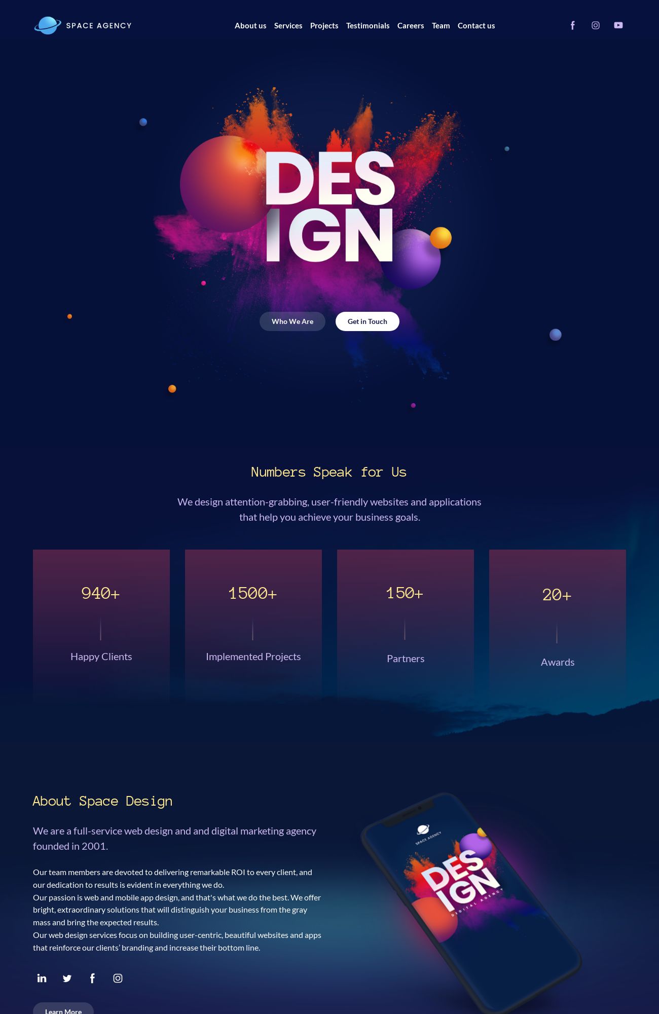 Design Agency template