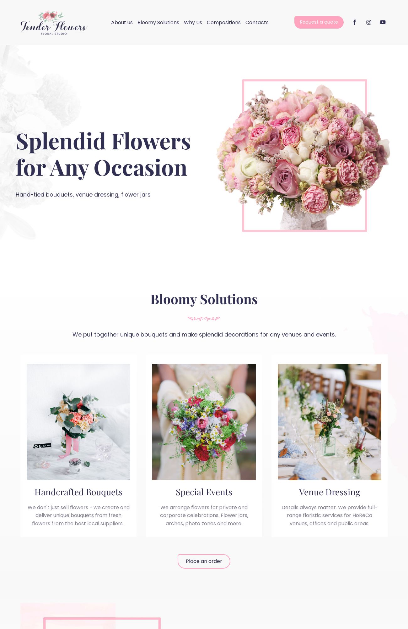 Floral Studio template