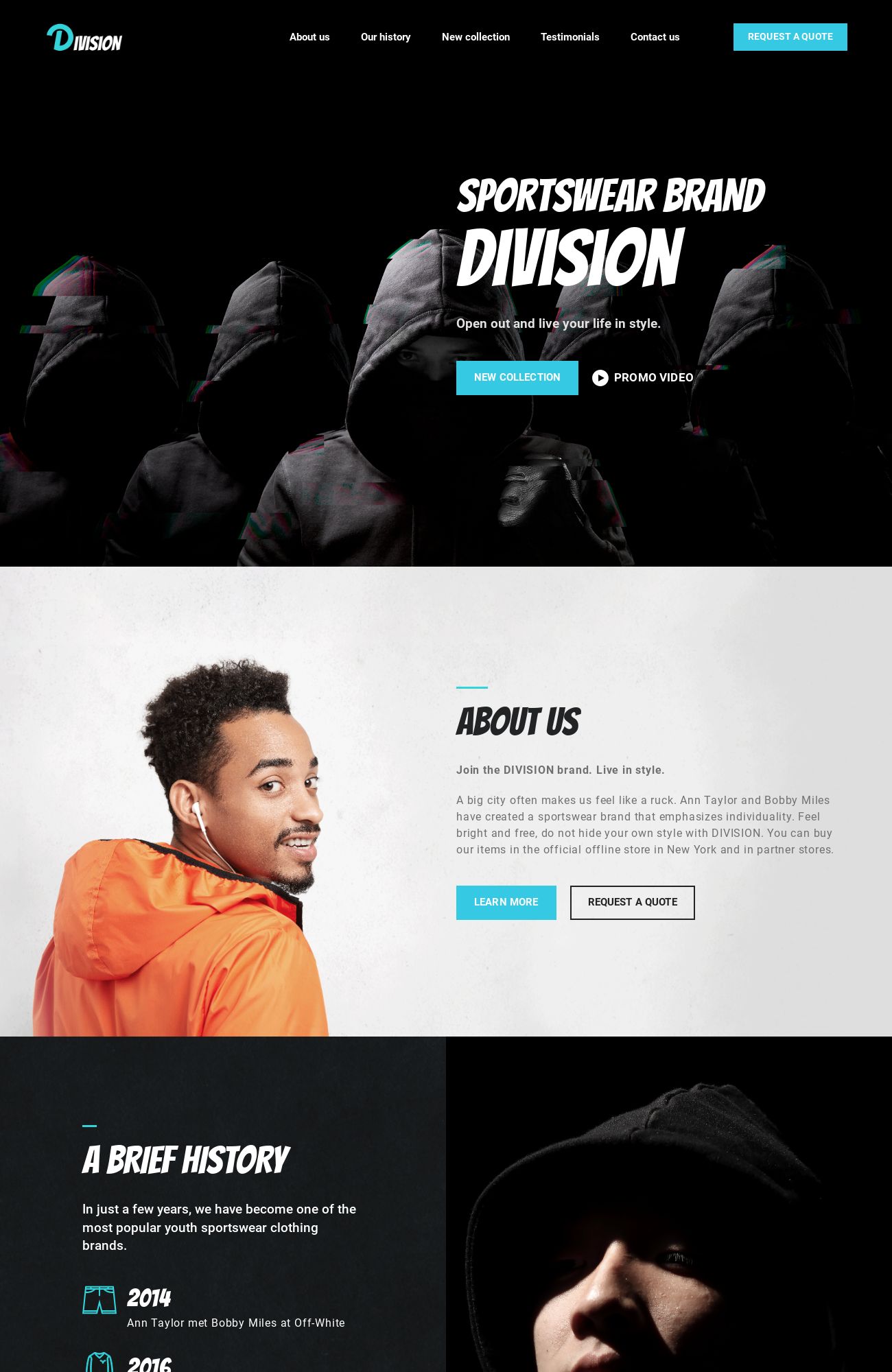 Sportswear Brand template