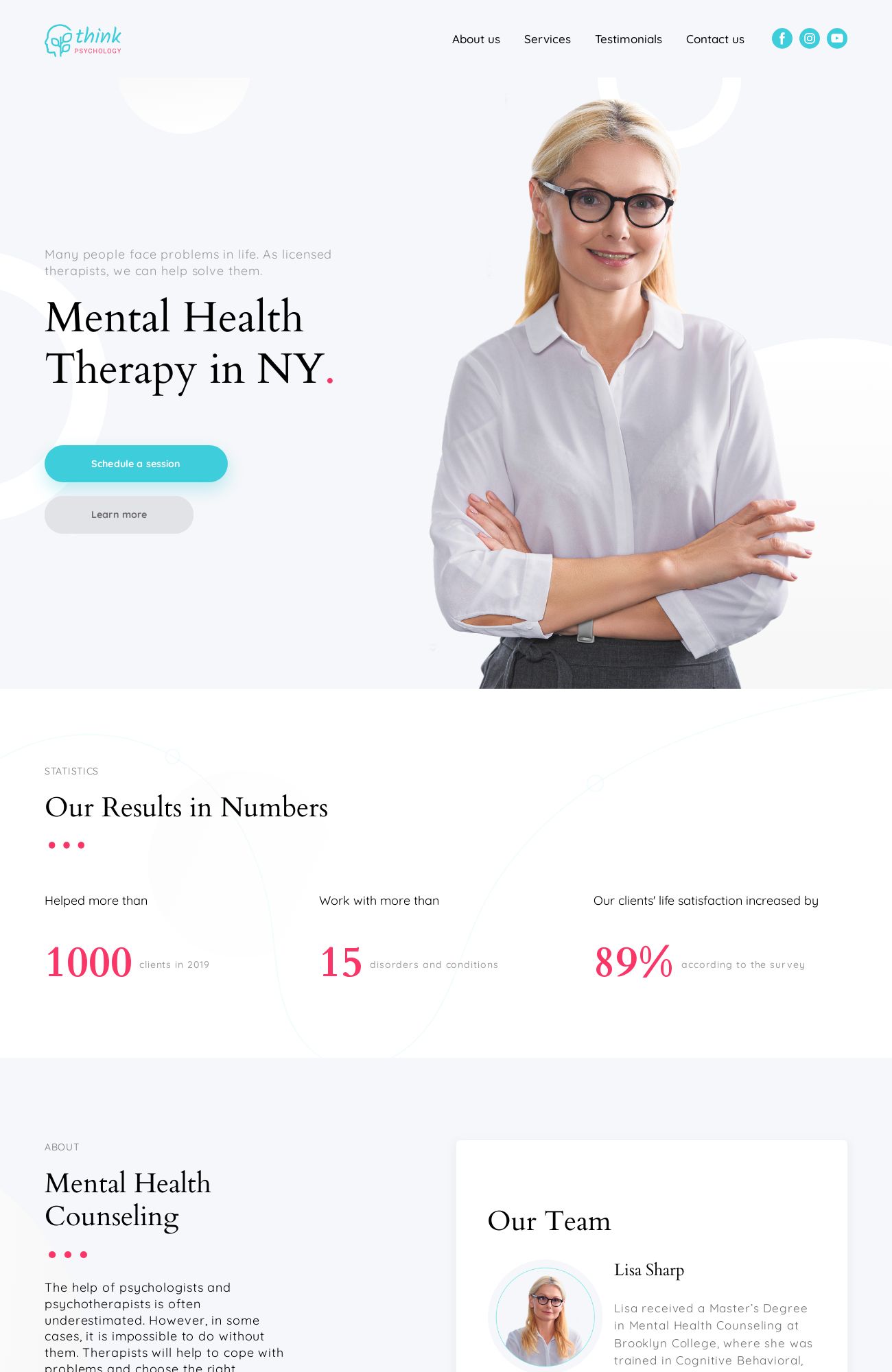 Mental Health Therapy template