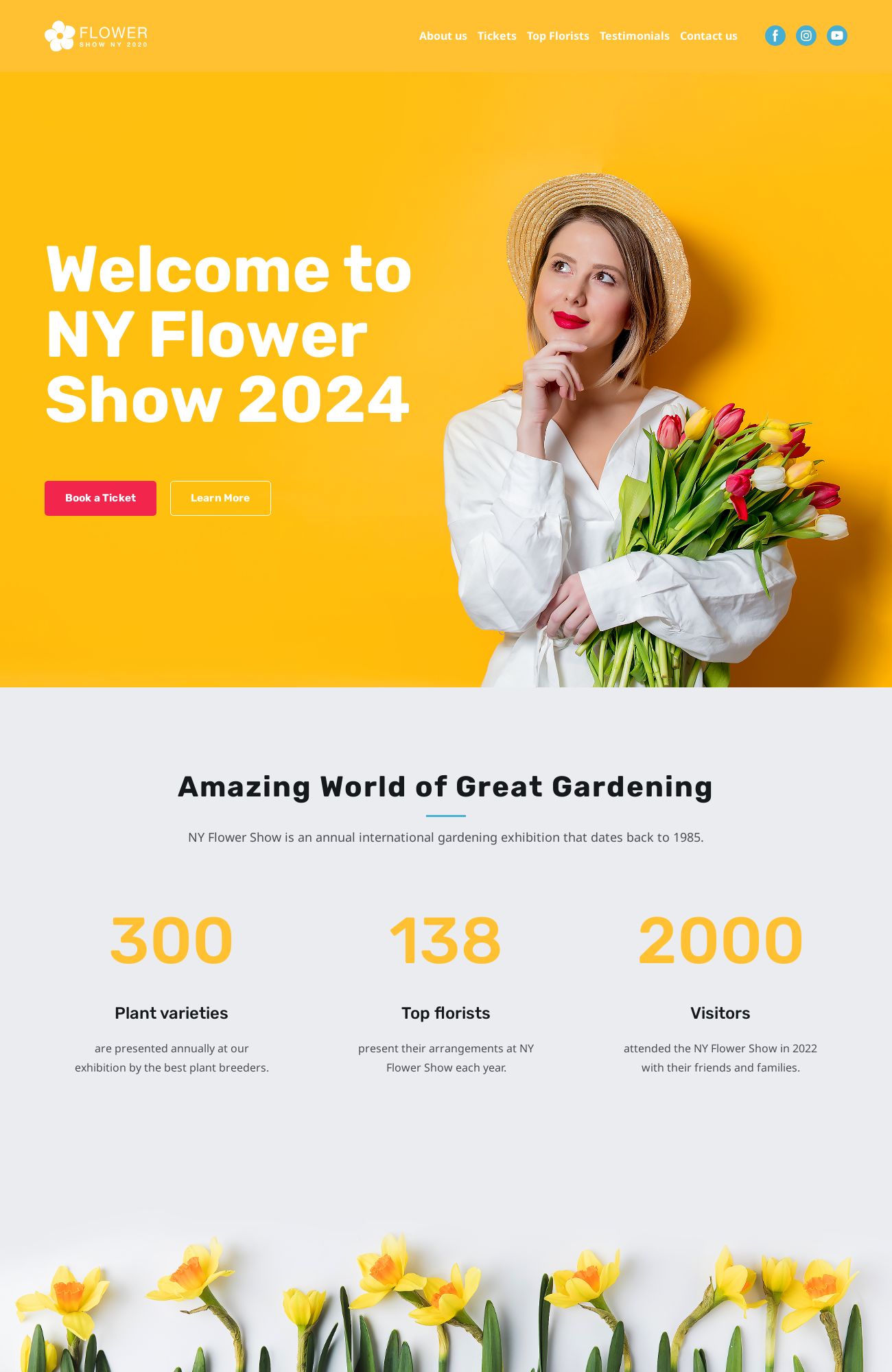 Flower Show template