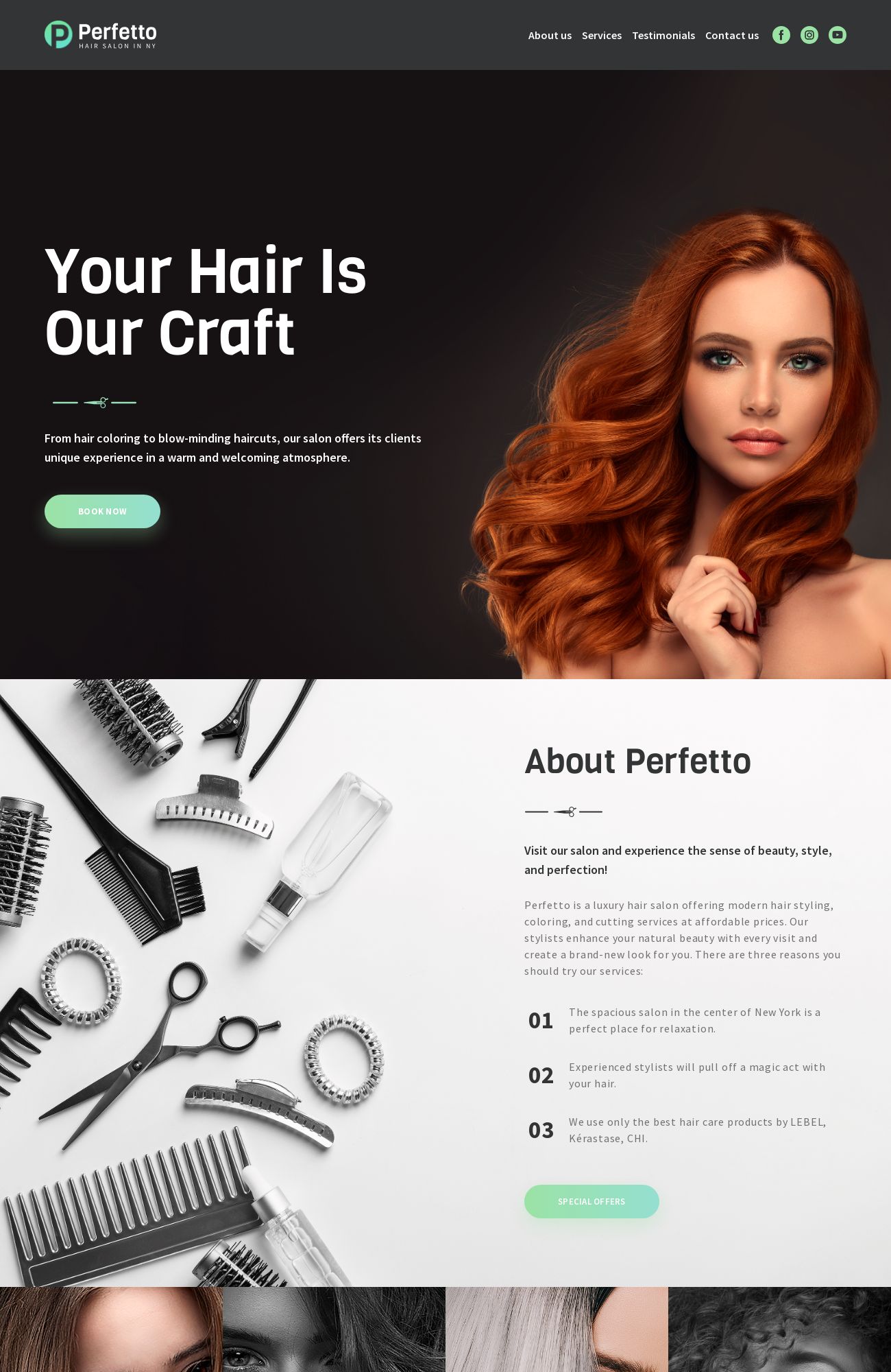 Hair Stylist template