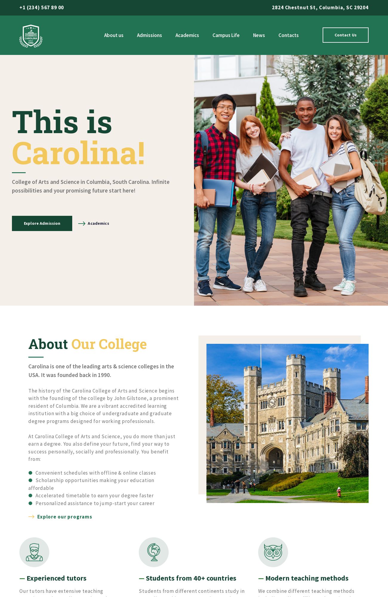 College template