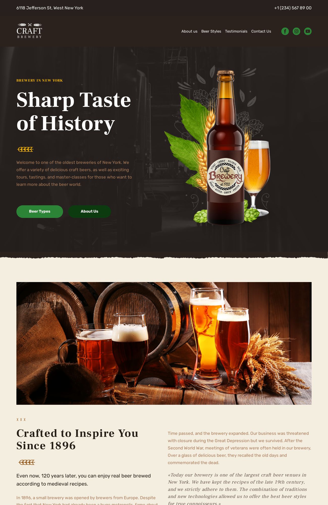 Craft Beer template