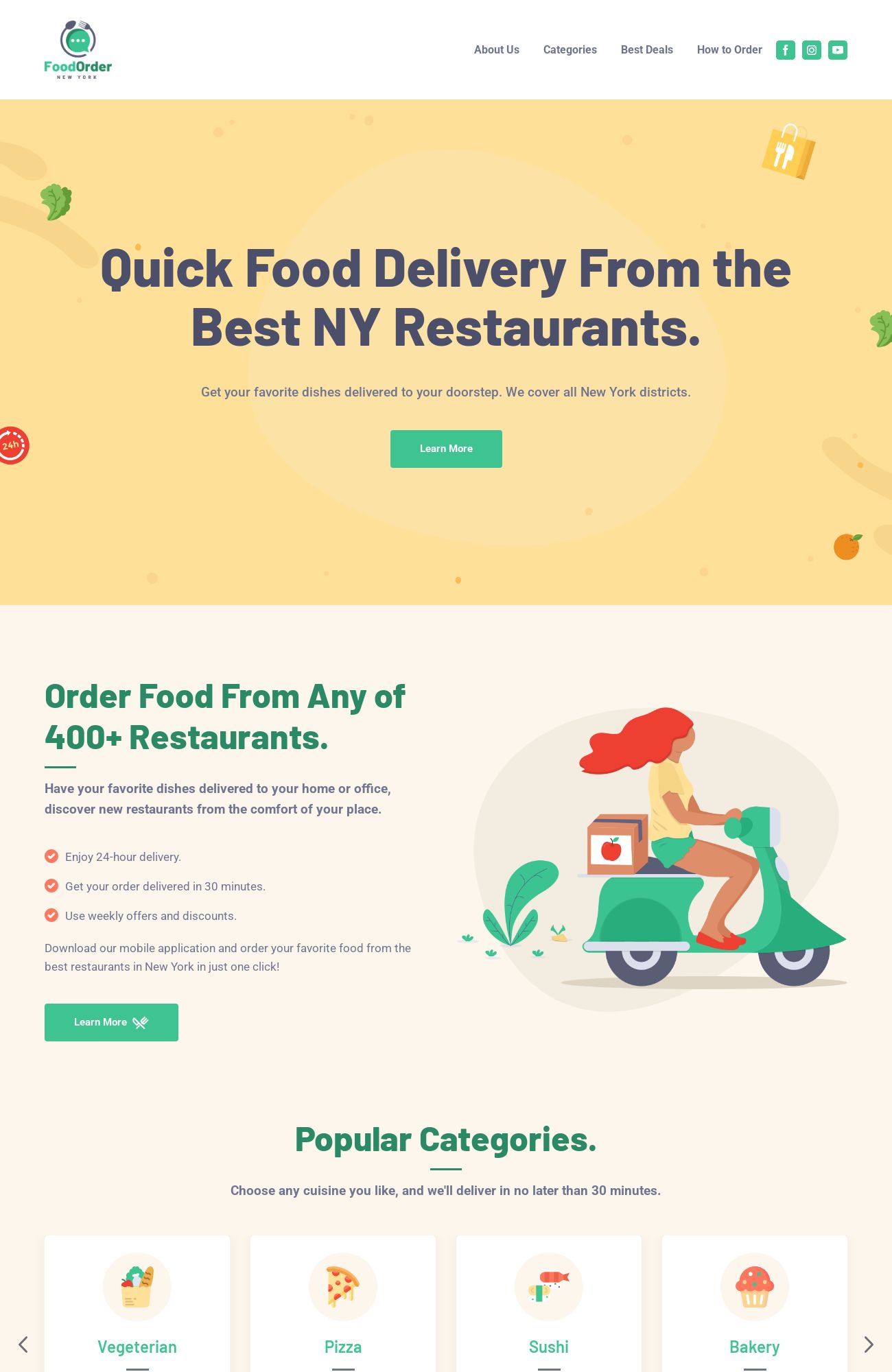 Food Order template