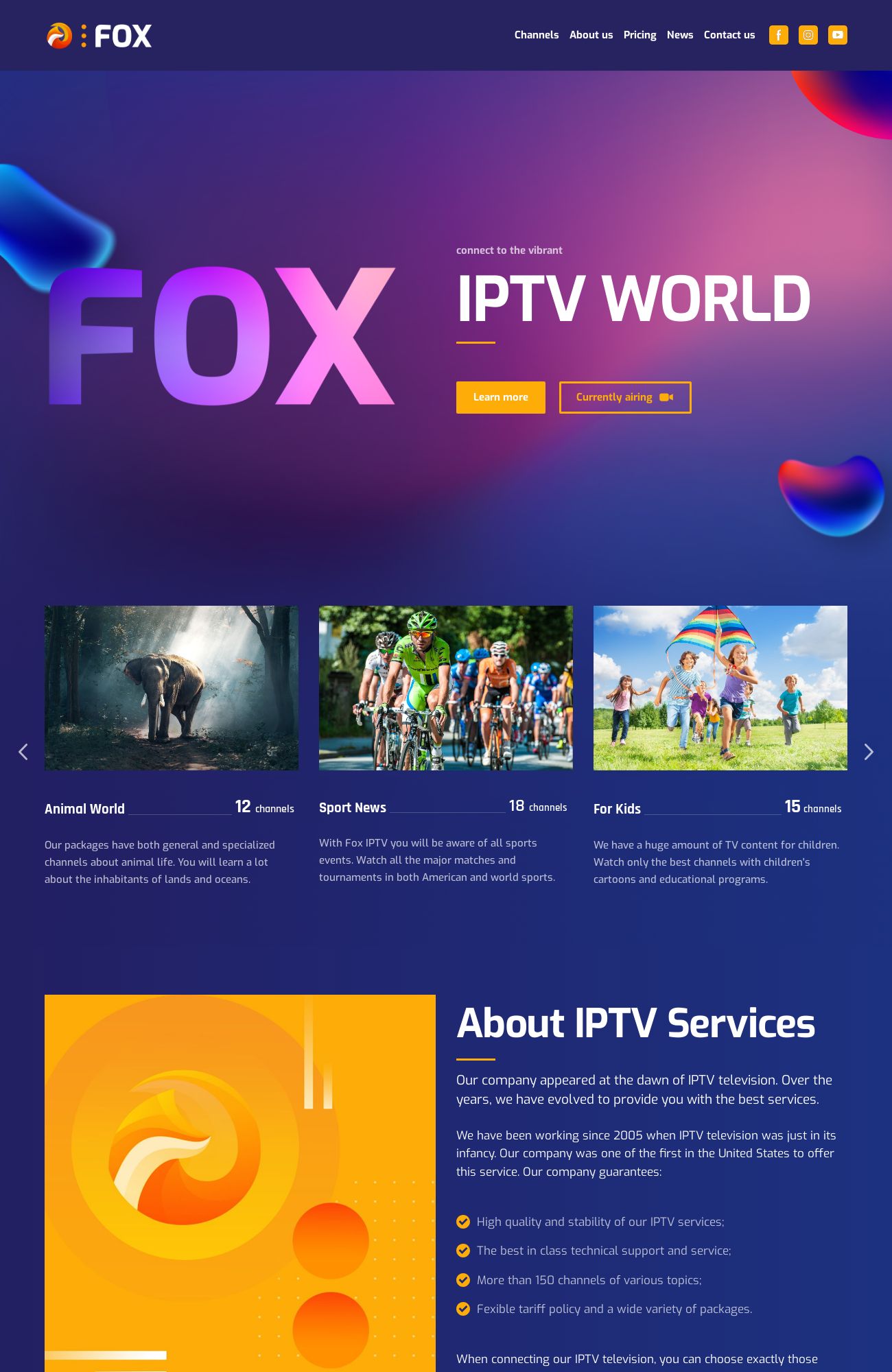 IPTV-Provider template