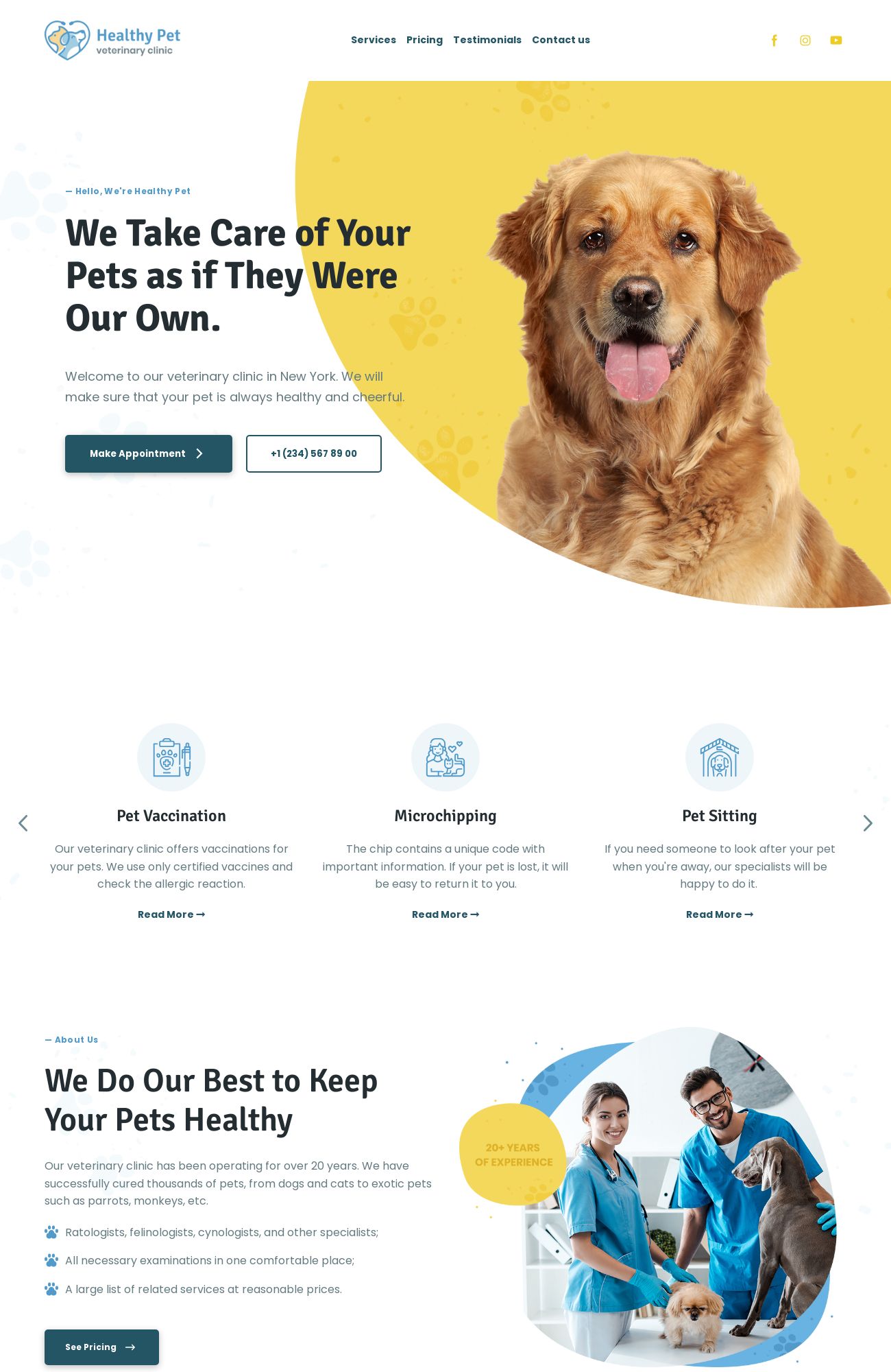 Veterinary Clinic template