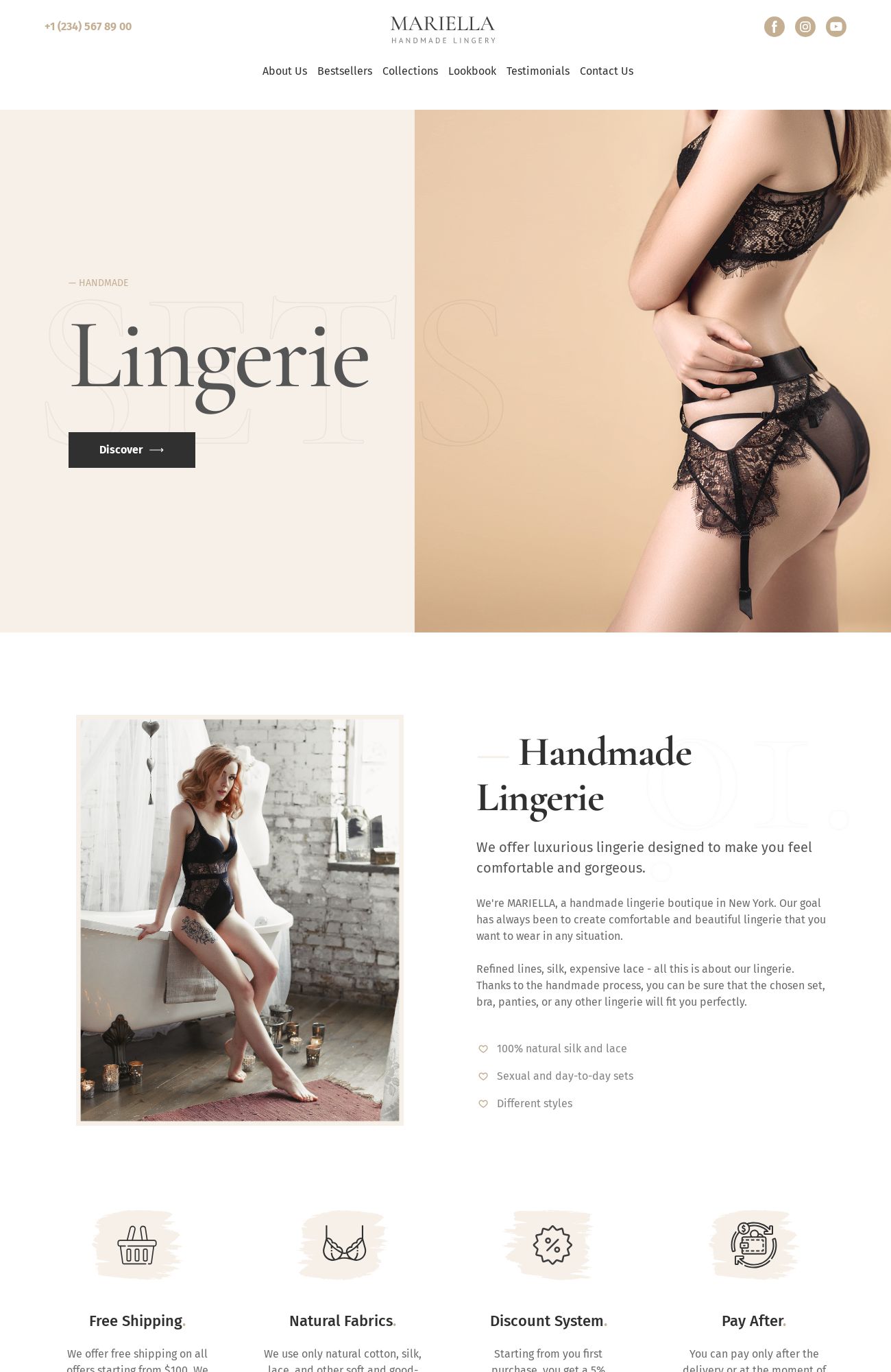 Handmade Lingerie template