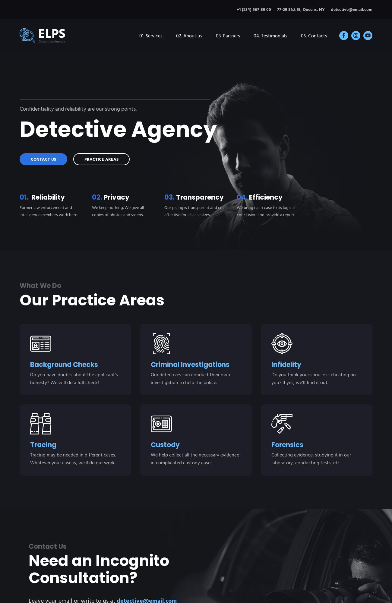 Detective Agency template