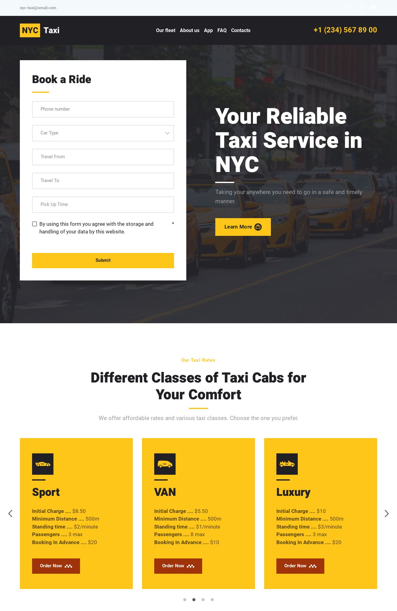 Taxi template