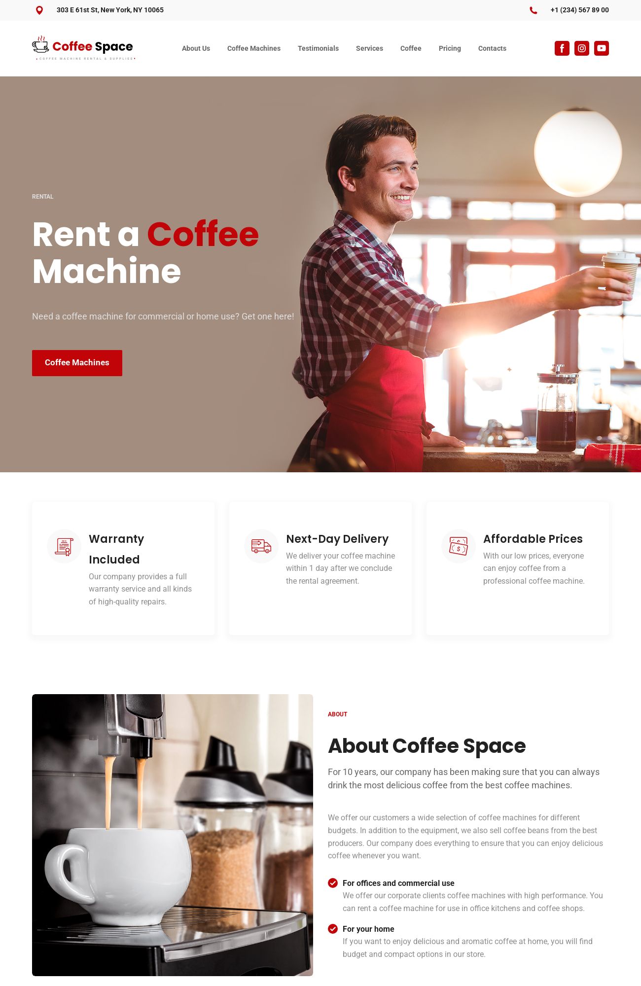 Coffee Machine Rental