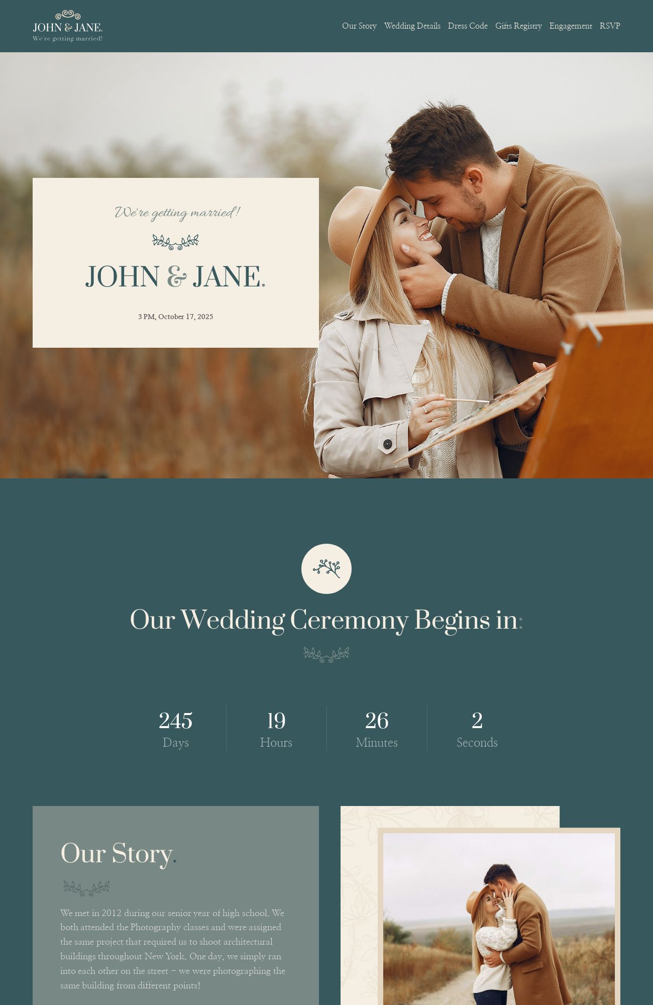 Wedding Invitation template