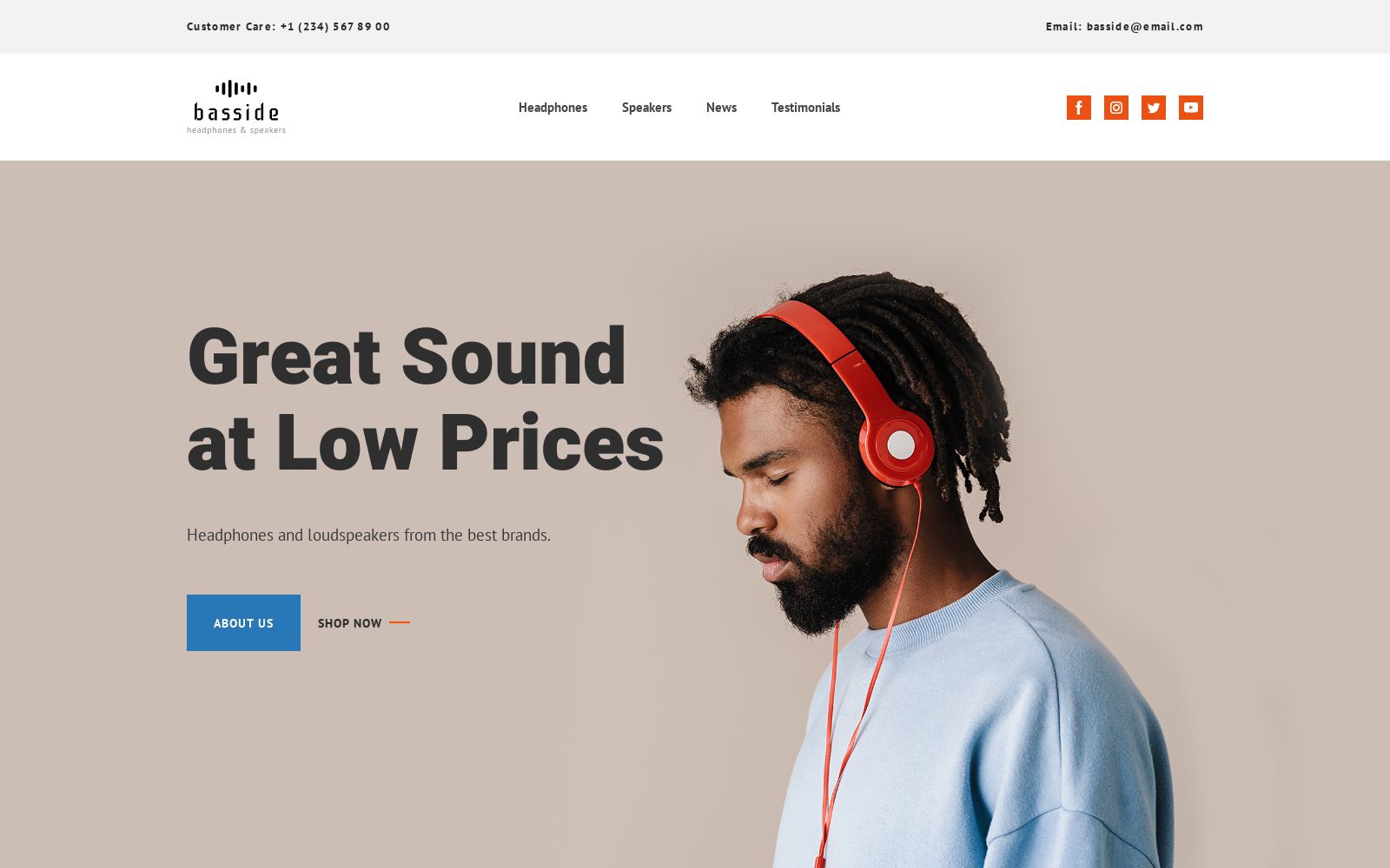Tienda de dispositivos de música