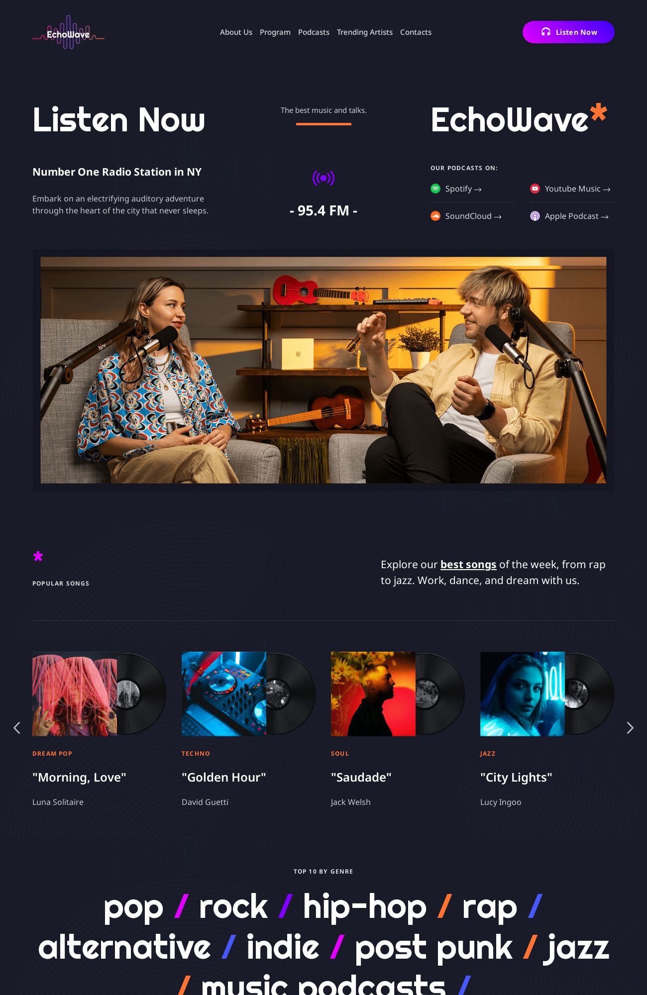 Radio / Podcasts template