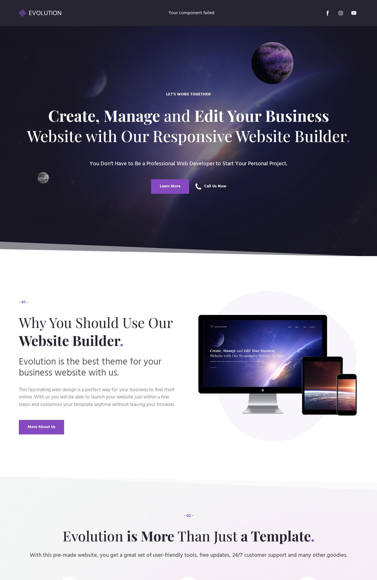 Website Builder template