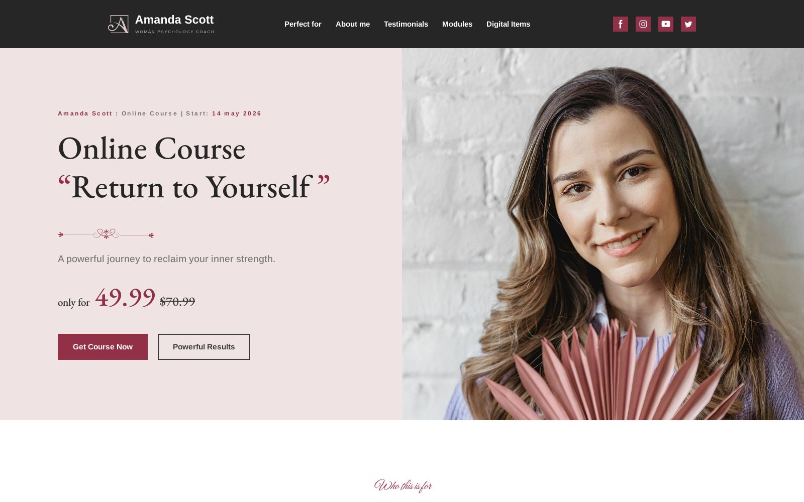 Coach de Psicologia Feminina