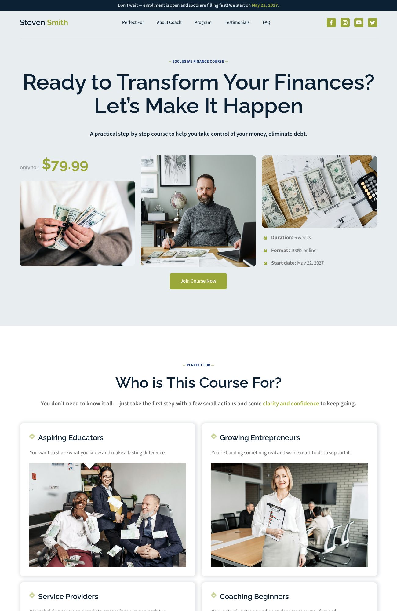 Financial Coach template