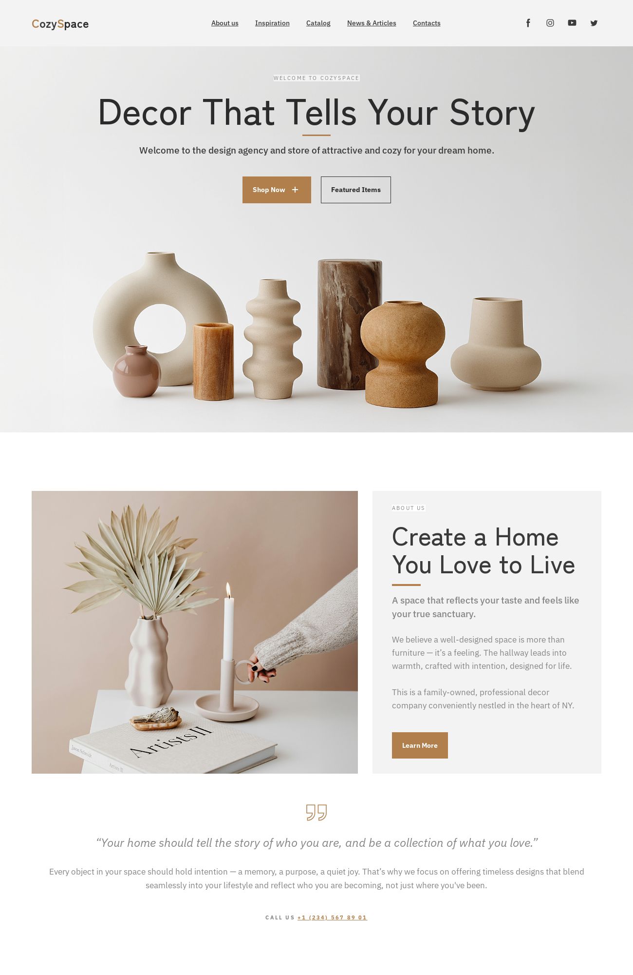 Home Decore Store template